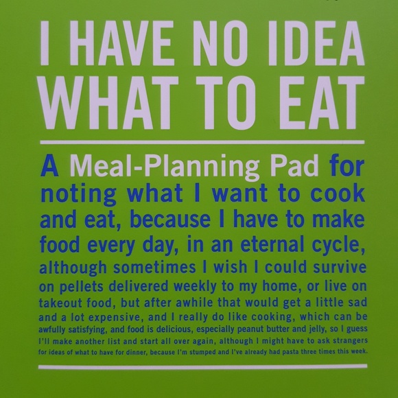 I HAVE NO IDEA WHAT TO EAT Inner-Truth Pad - Picture 6 of 9